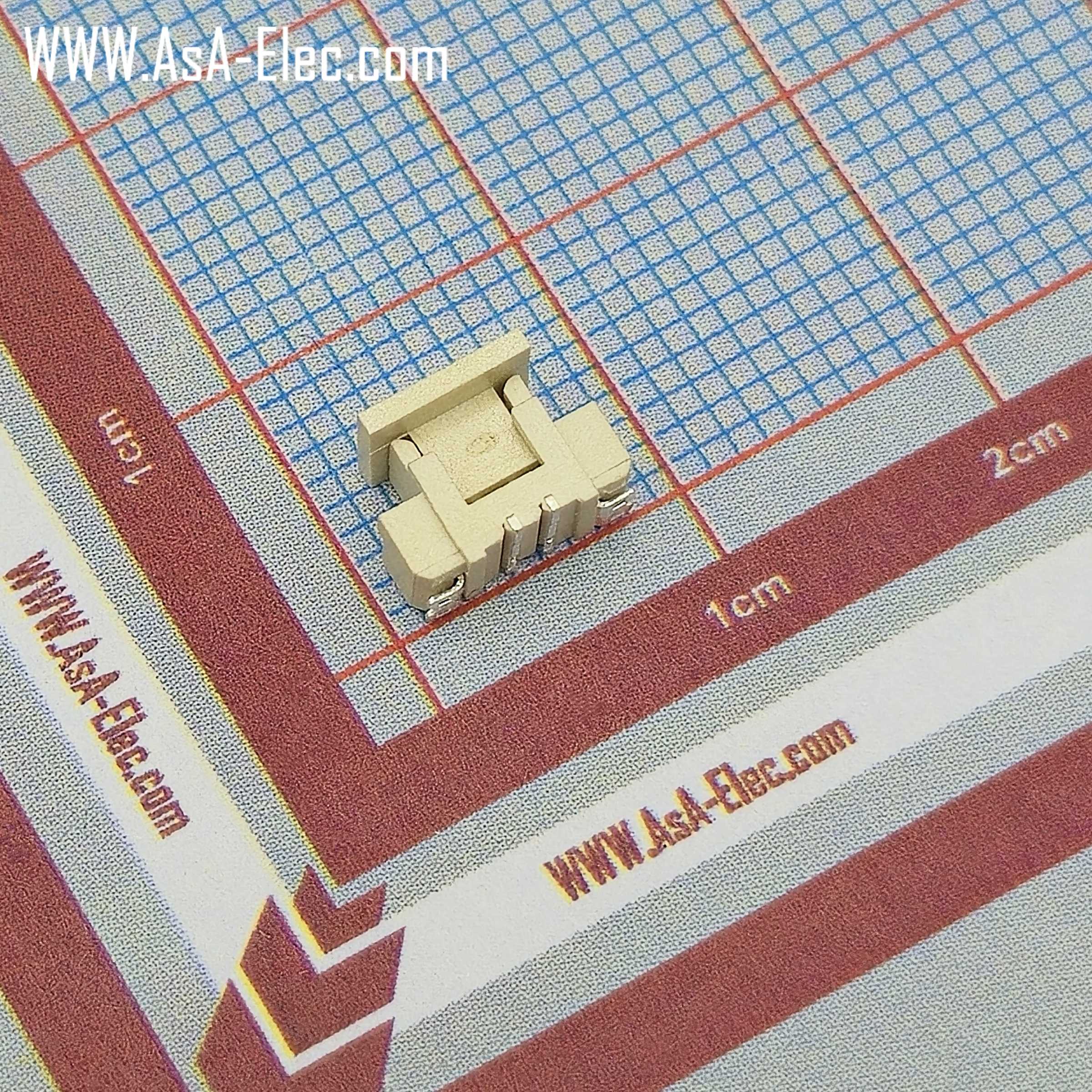 کانکتور FH تیغه ای 1.25 میلی متر 2 پین نر SMD STRAIGHT